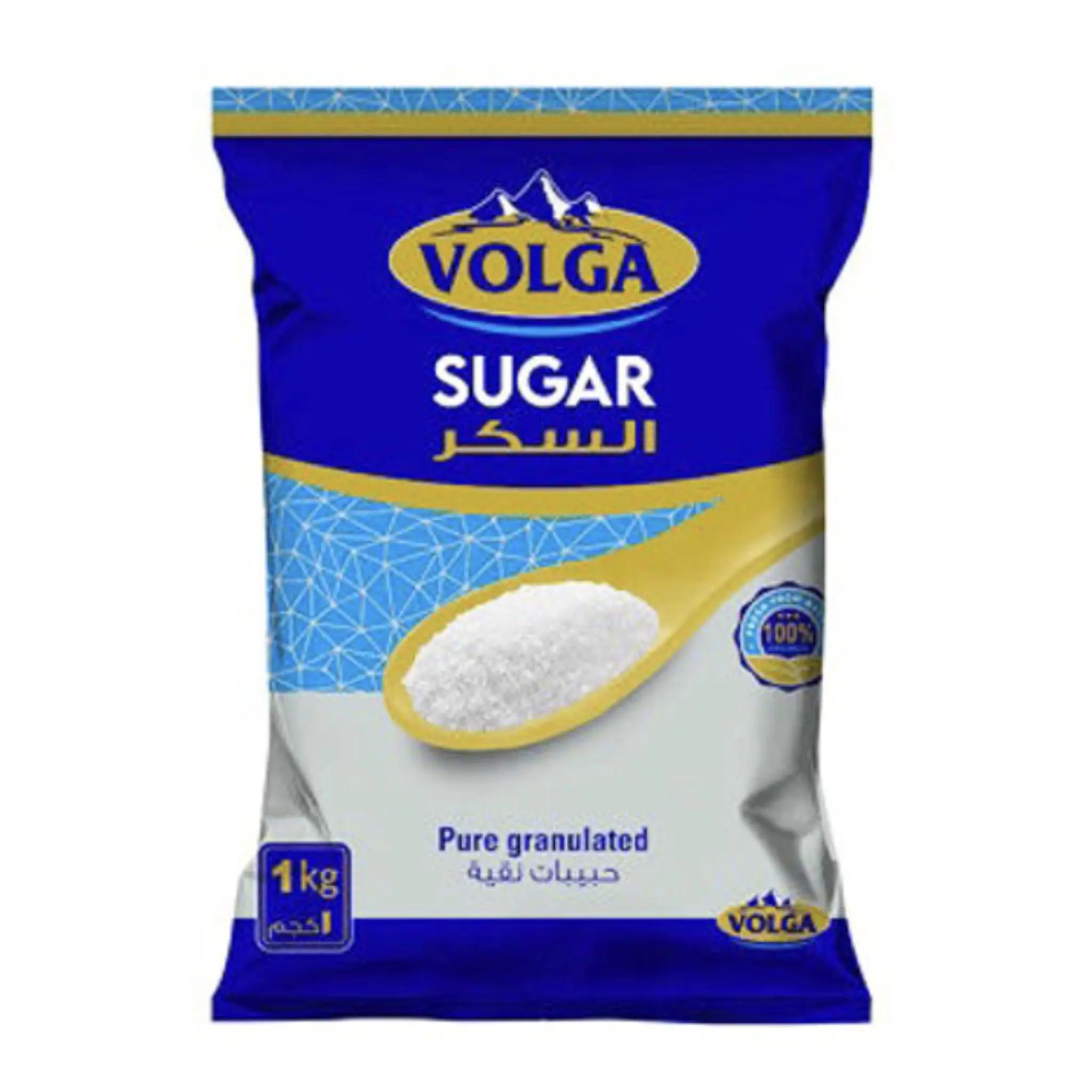 VOLGA Pure Granulated Sugar 1Kg x12 Marino.AE