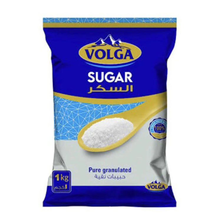 VOLGA Pure Granulated Sugar 1Kg x12 Marino.AE