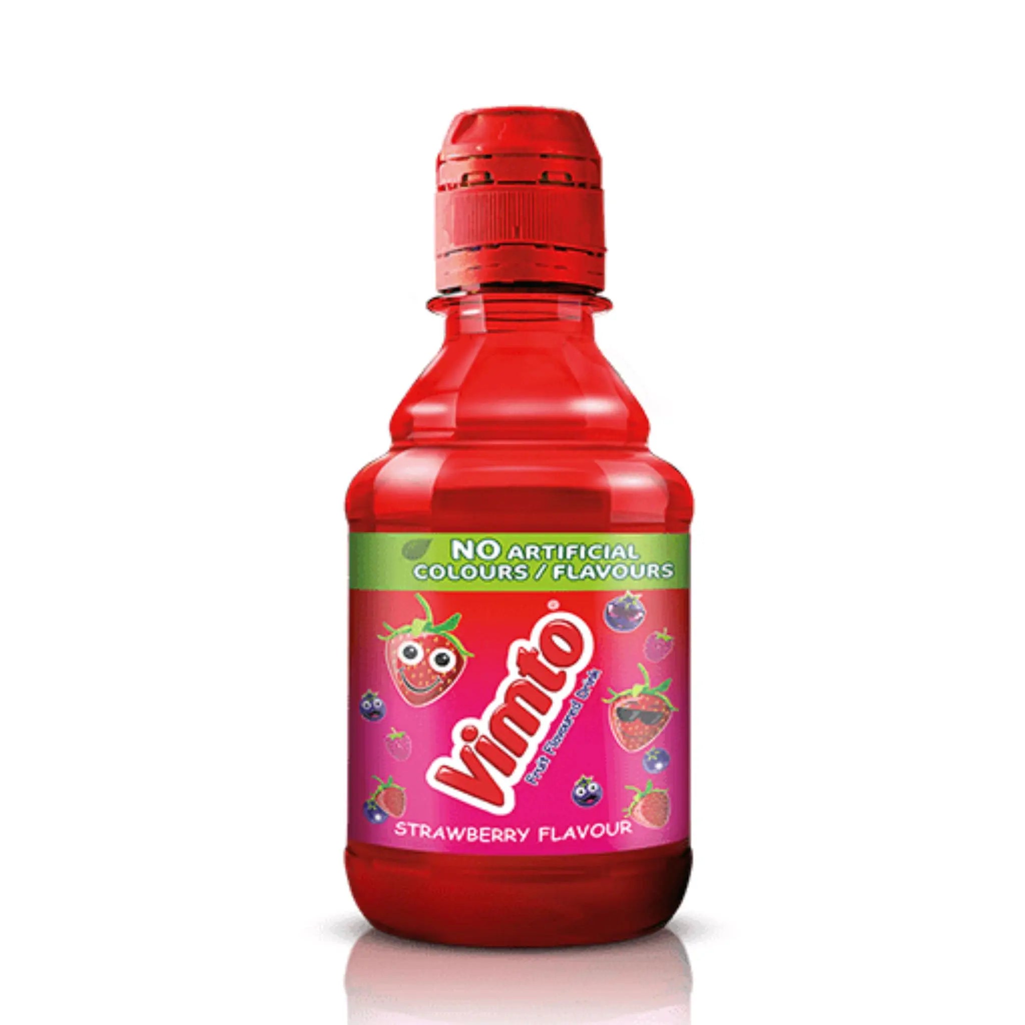 Vimto Strawberry Fruit Drink in Pet Bottle 250 ml - 24x250ml (1 carton) Marino.AE