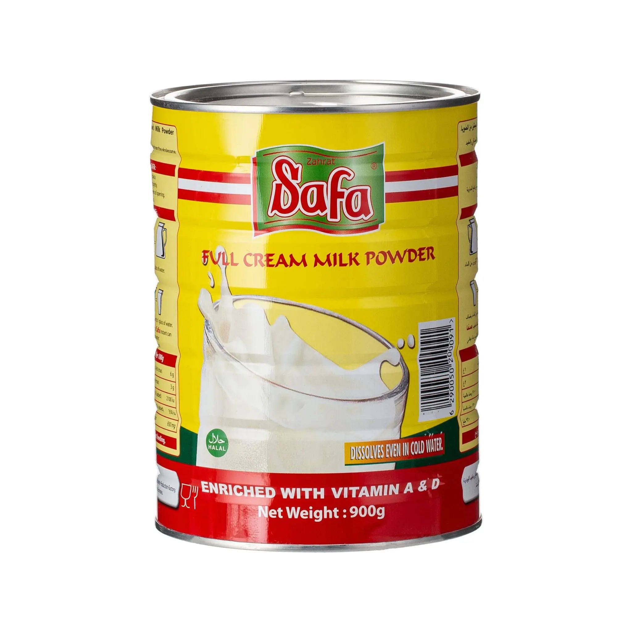 Zahrat Safa Full Cream Instant Milk Powder - 900gx12 (1 carton) - Marino.AE