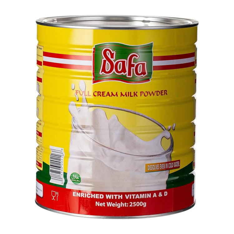 Zahrat Safa Full Cream Instant Milk Powder Tin Can - 2.5kgx6 (1 carton) - Marino.AE