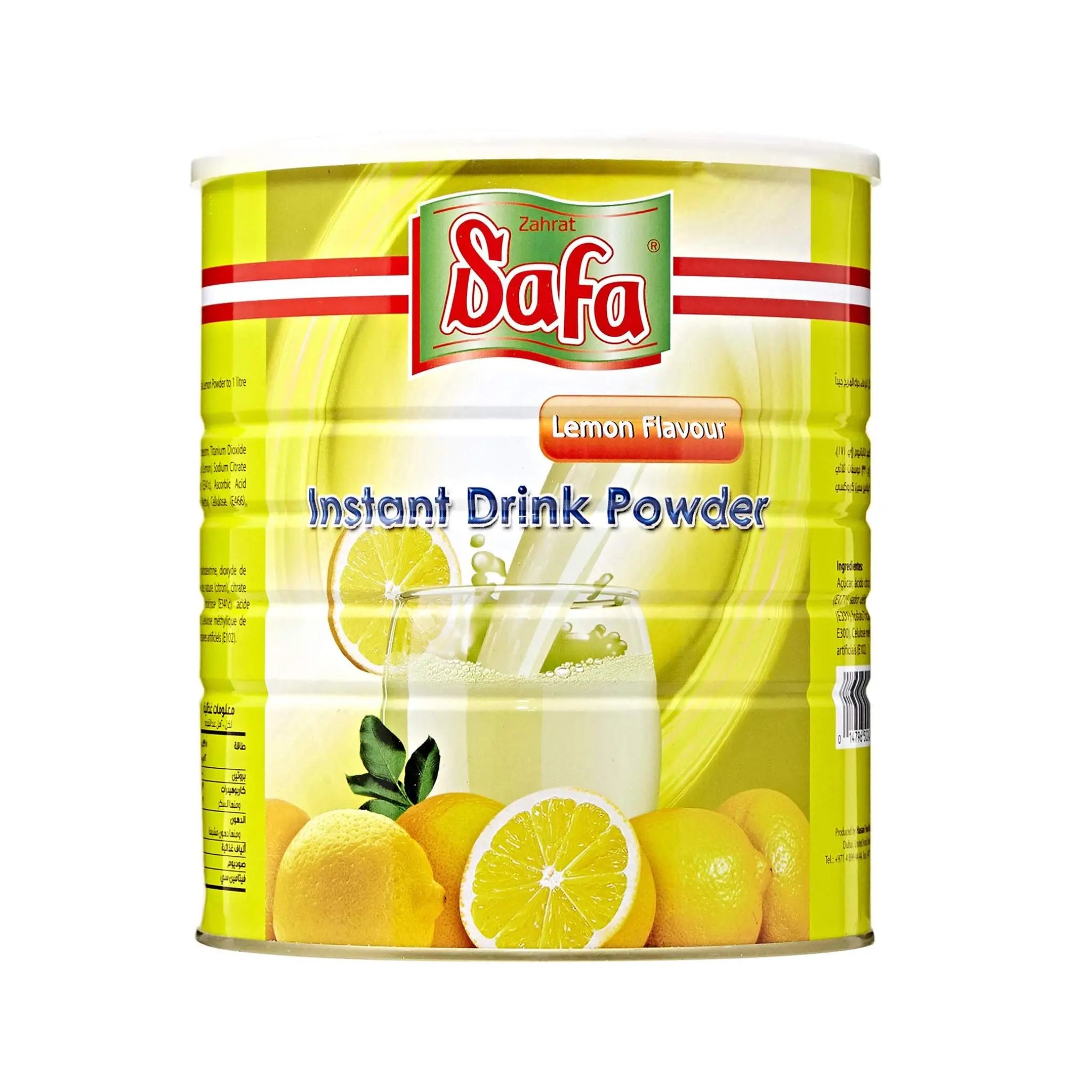 Zahrat Safa Instant Drink Tin Can Lemon - 2.5kgx6 (1 carton) - Marino.AE