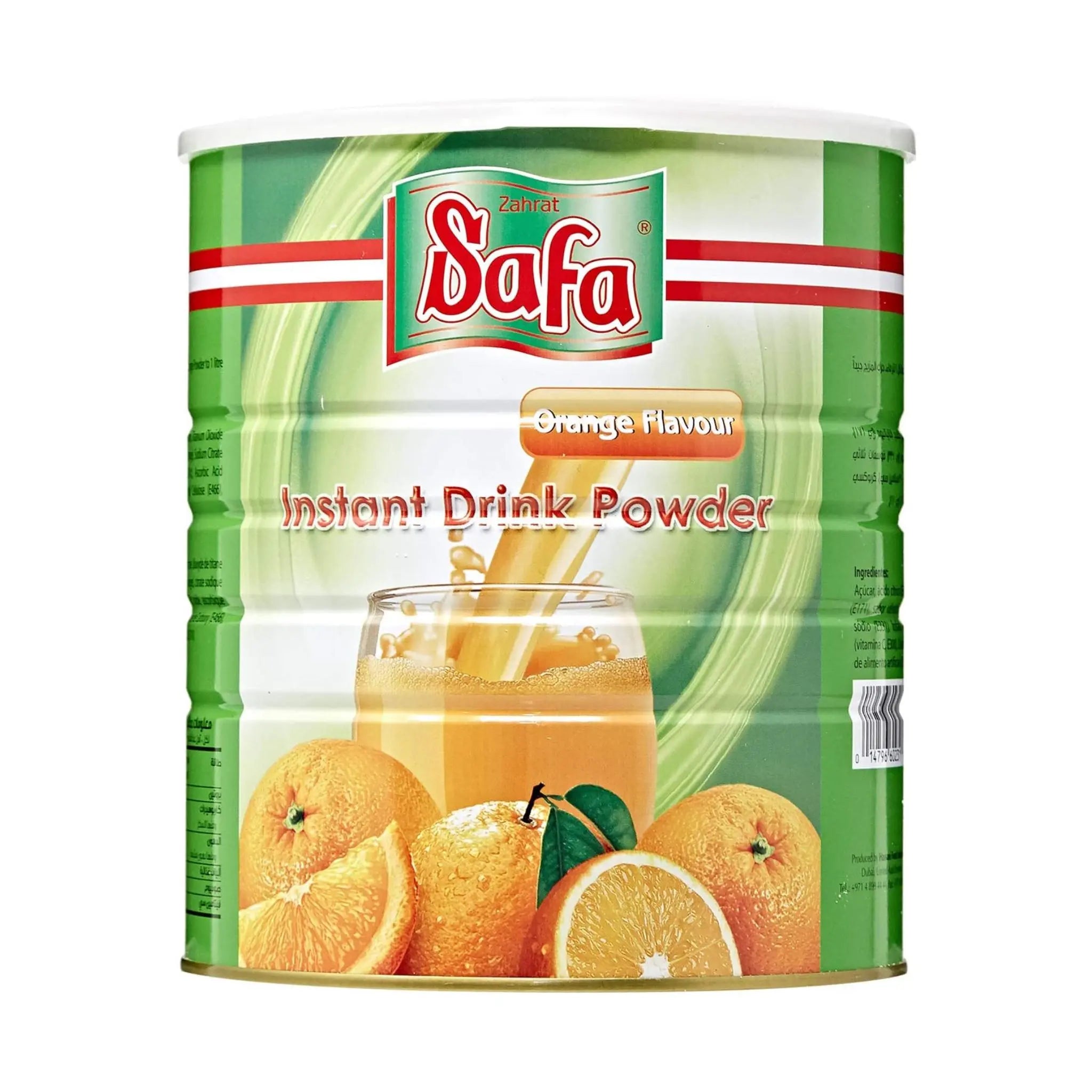 Zahrat Safa Instant Drink Tin Can Orange - 2.5kgx6 (1 carton) - Marino.AE