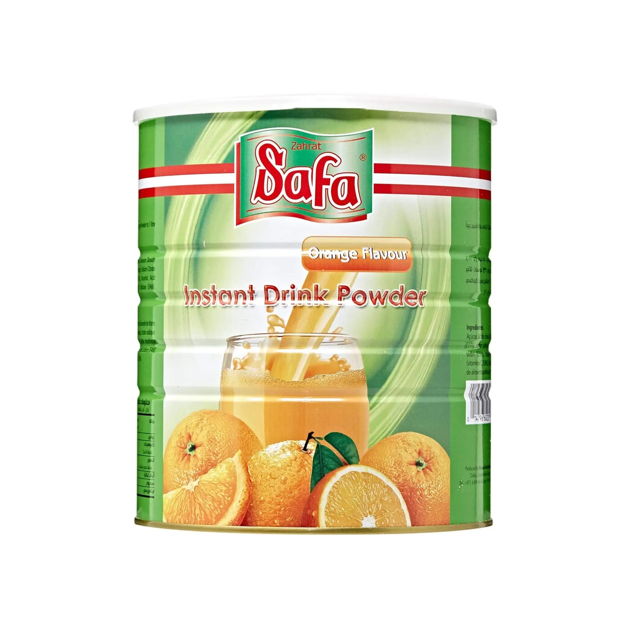 Zahrat Safa Instant Drink Tin Can Orange - 900gx15 (1 carton) - Marino.AE