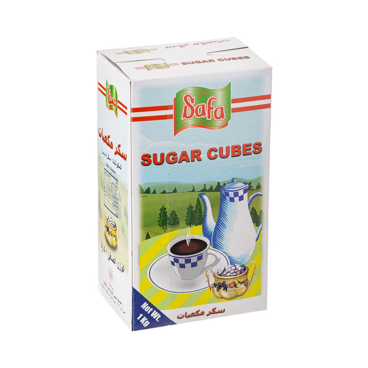 Zahrat Safa Sugar Cubes - 1kgx12 (1 carton) Marino.AE