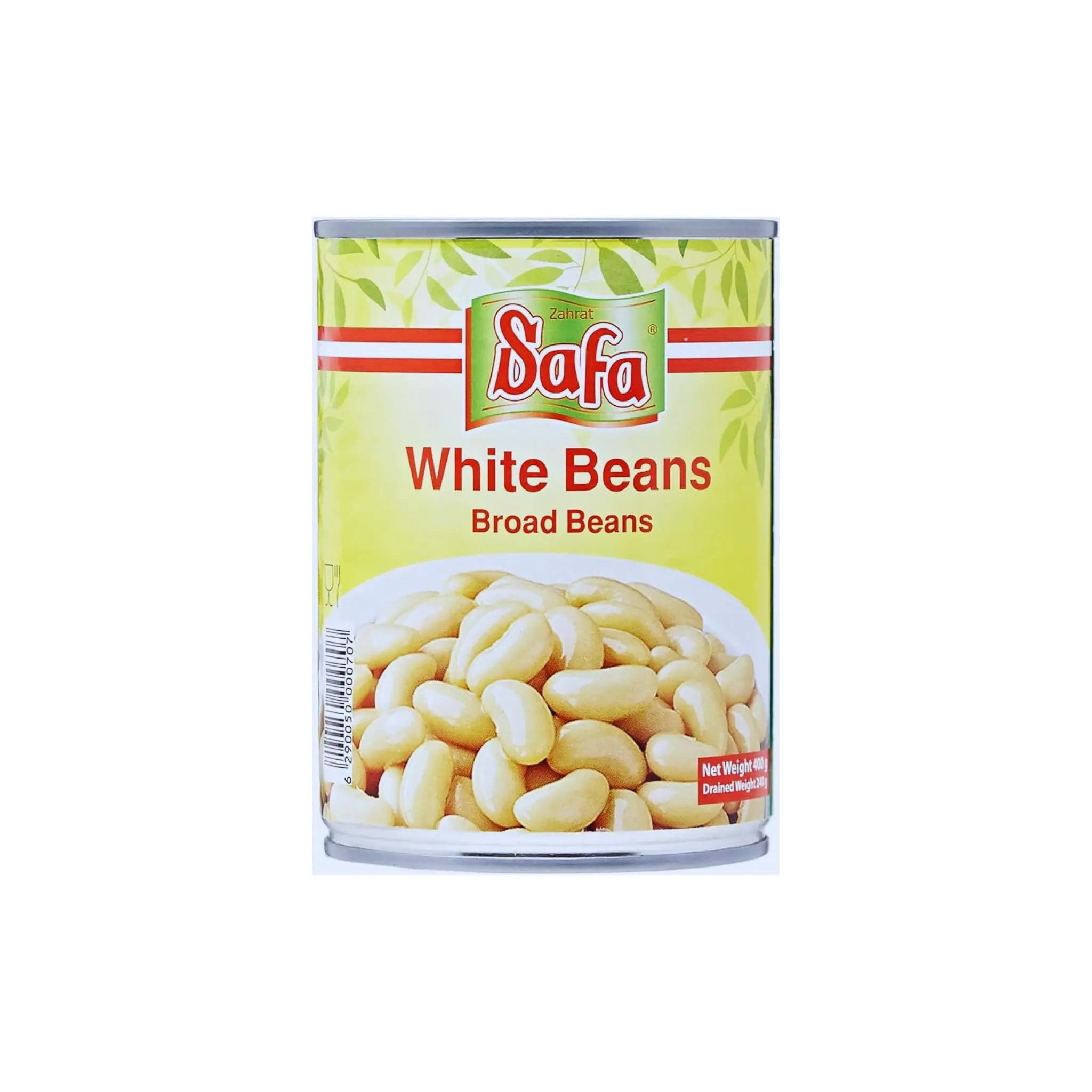 Zahrat Safa White Beans Broad Beans - 400gx24 (1 carton) Marino.AE